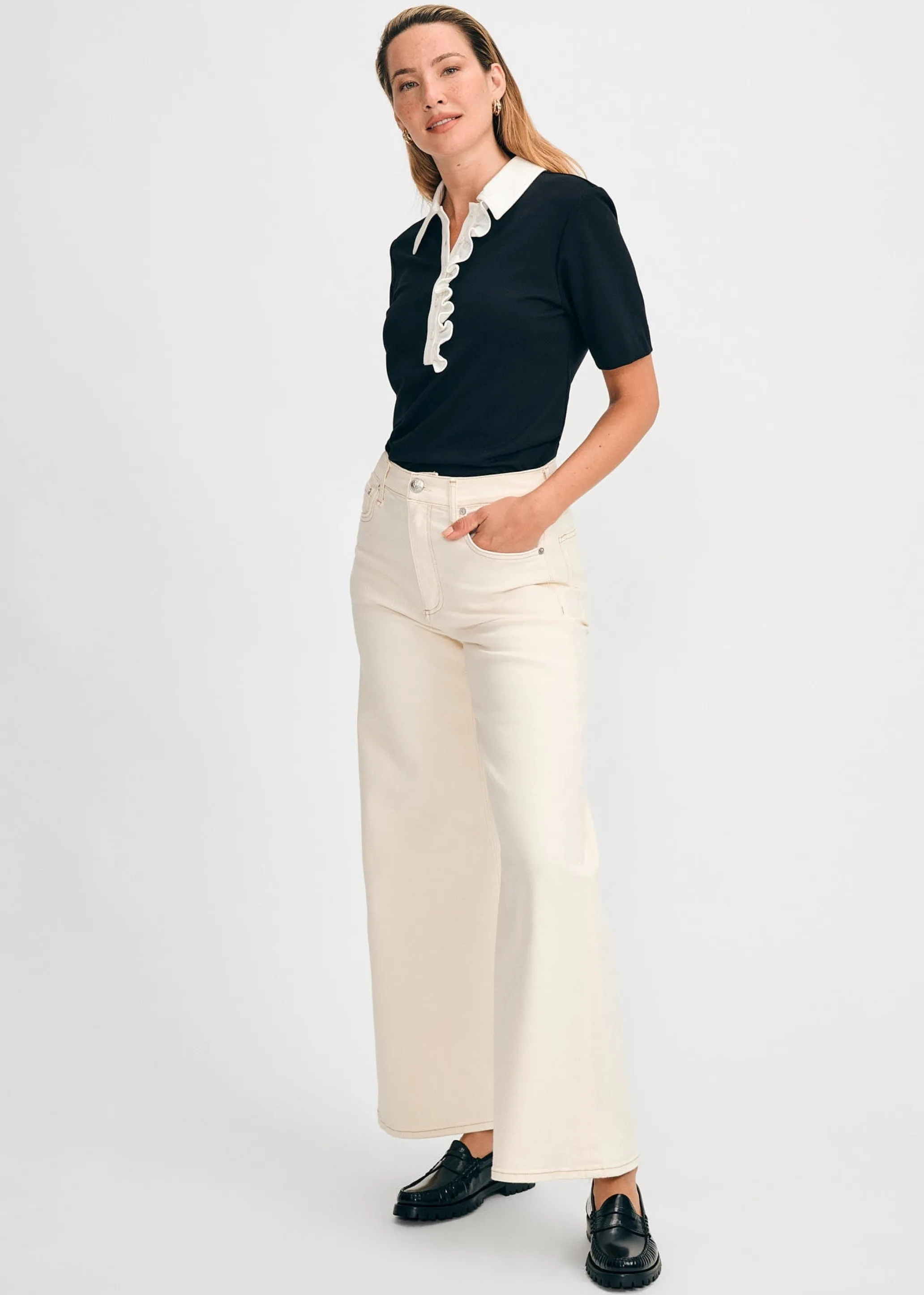 Boxy Ruffle Top